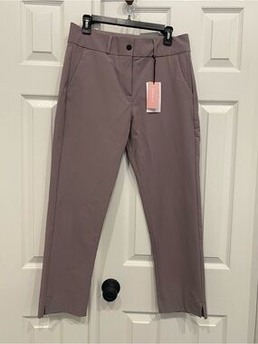 New! Abendroth Peggy womens golf pants joggers purple size 10 performance